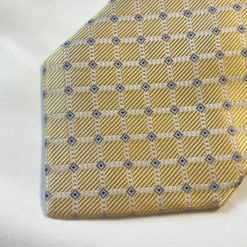 LANCEL VIntage tie ネクタイ 黄色 n-729