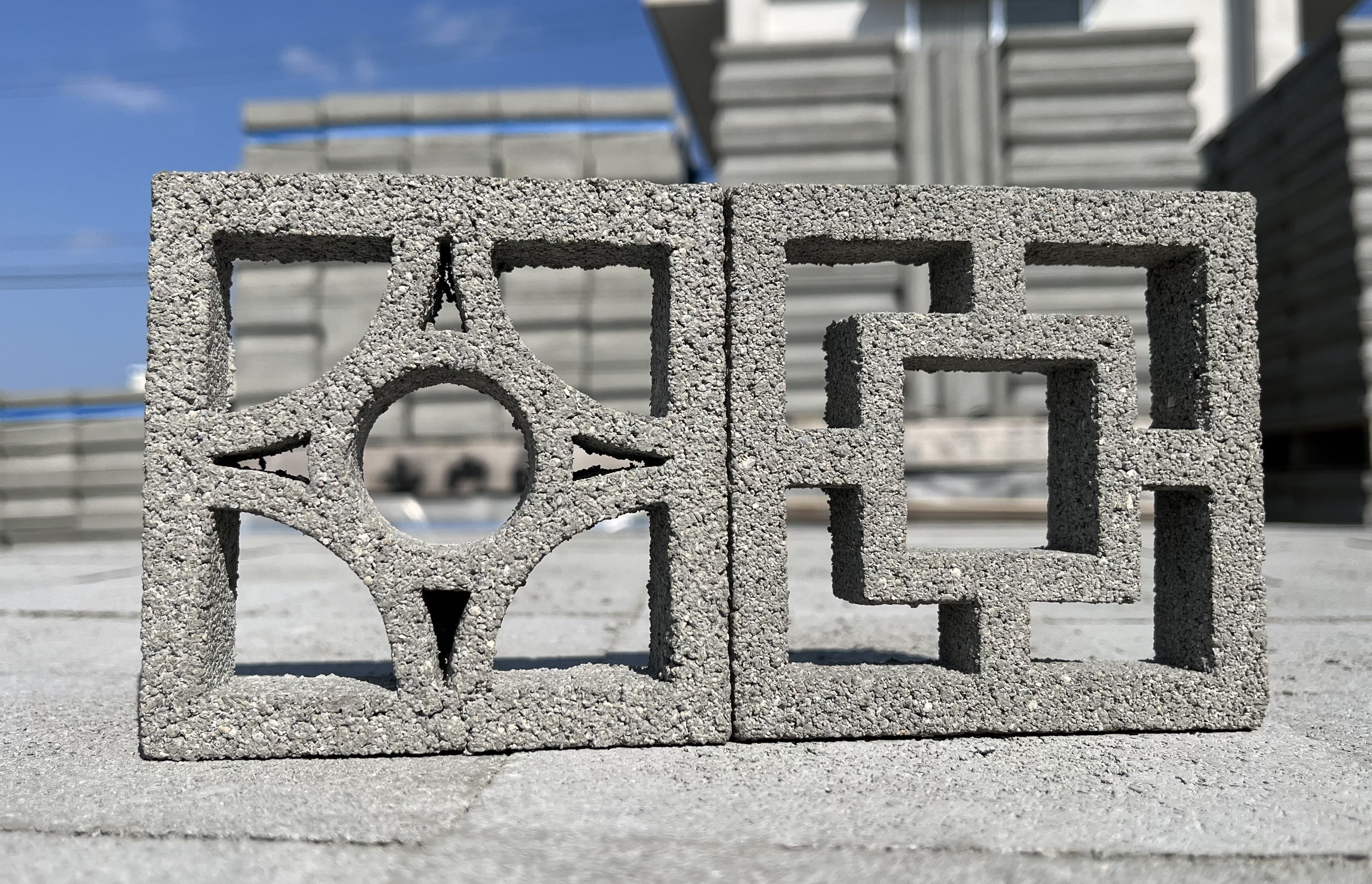 花ブロック　4個セット Hana-Block Hompo