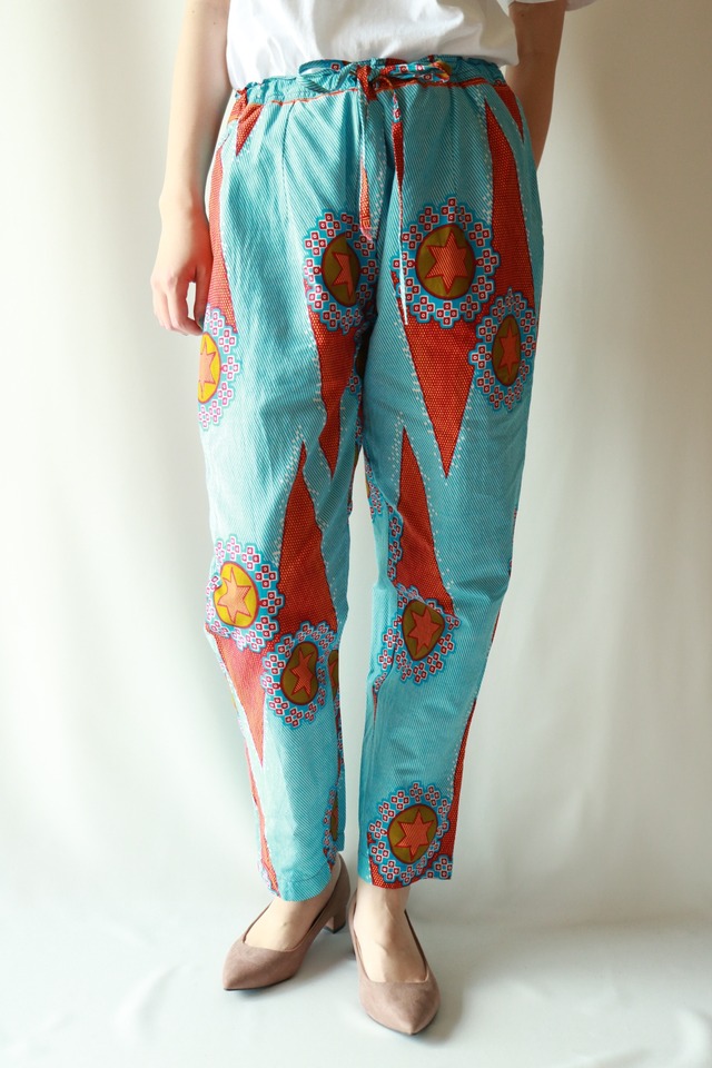Vintage cotton pattern pants