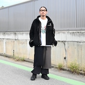 Leh(レー)Layered Wide Track Pants style