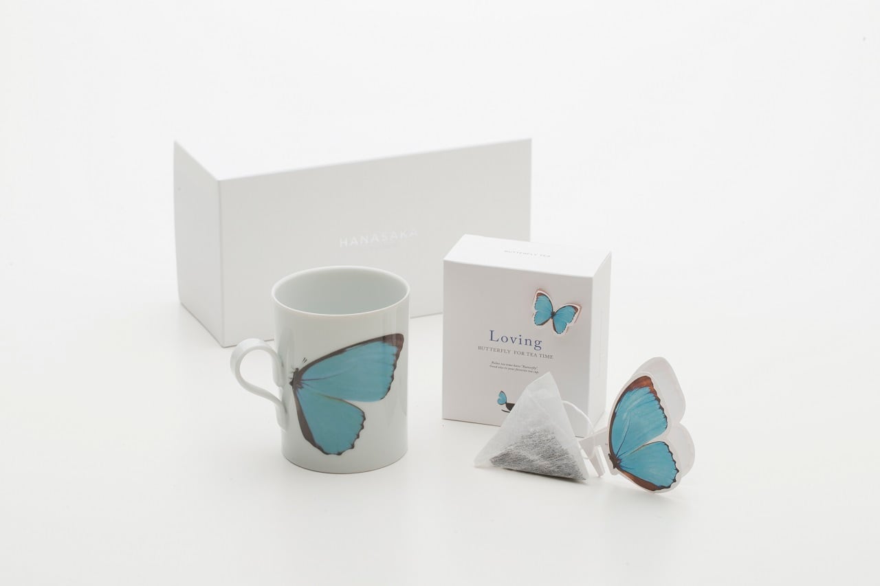 BUTTERFLY gift set / blue&loving