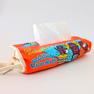 ♧ ♡再入荷♡【 The California Raisins( カリフォルニアレーズン ) 】 Tissue Cover / ティッシュ カバー 吊り下げ〚アメリカン雑貨 アメトイ〛