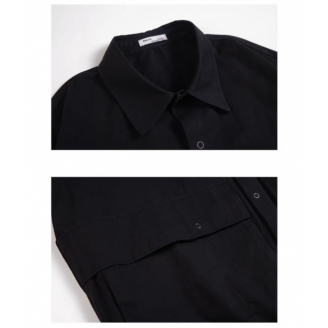 Button-down drawcord shirt 0302 - 16