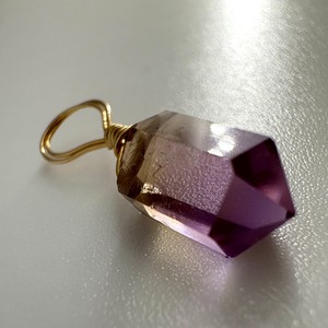 アメトリン ペンダントトップ ボリビア産　12㎜