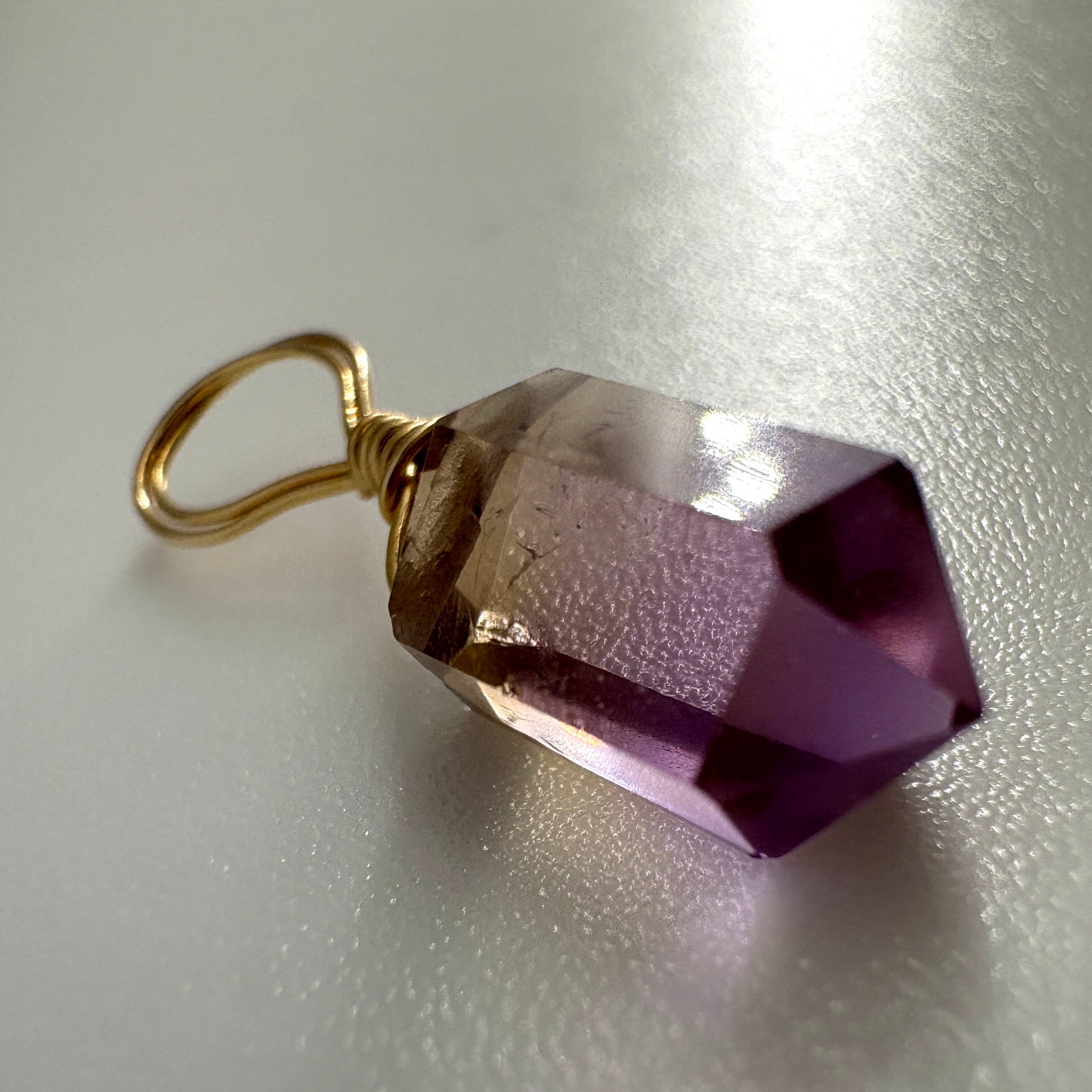 アメトリン ペンダントトップ ボリビア産 12㎜