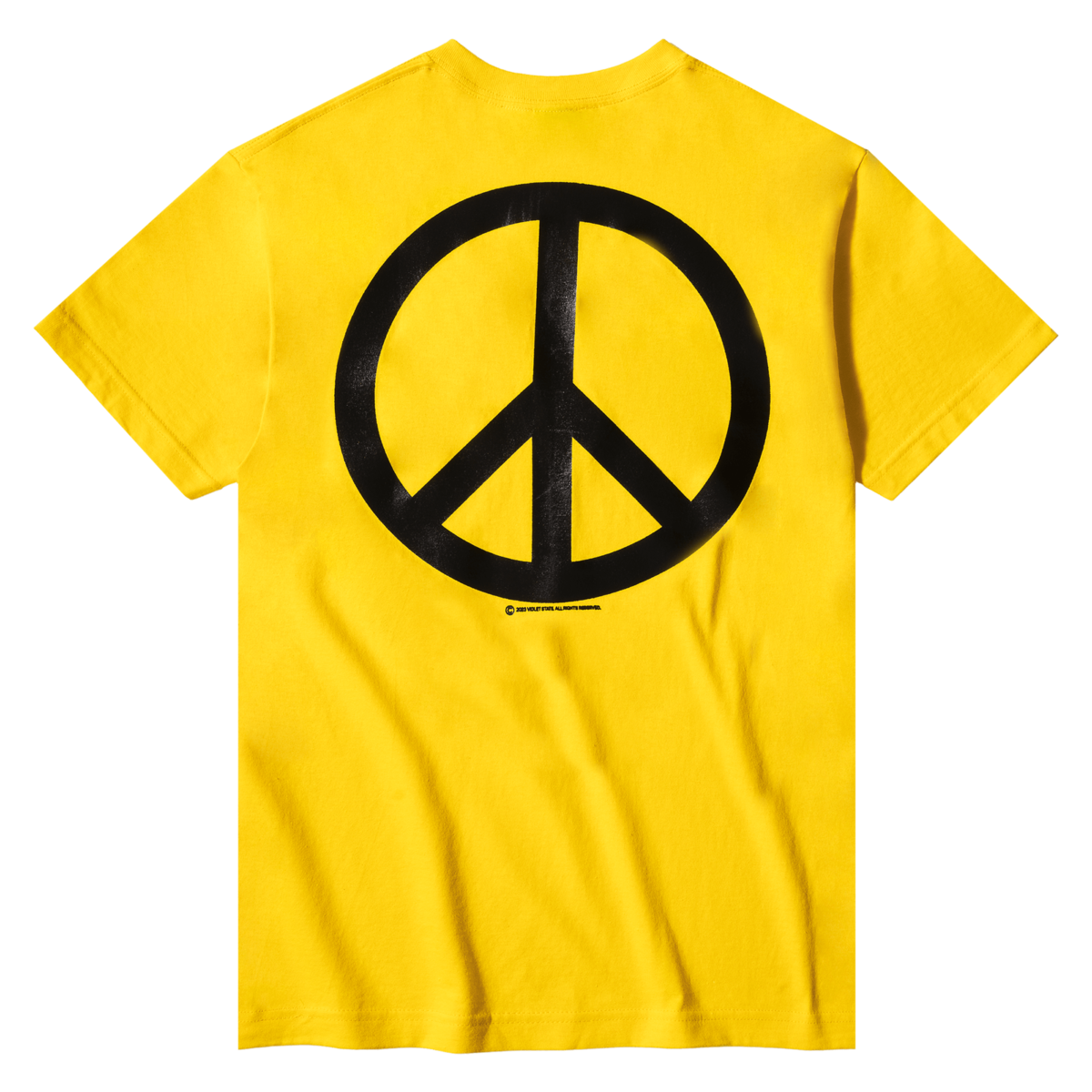 VIOLET / Peace Tee - Yellow | GOOD TIMES