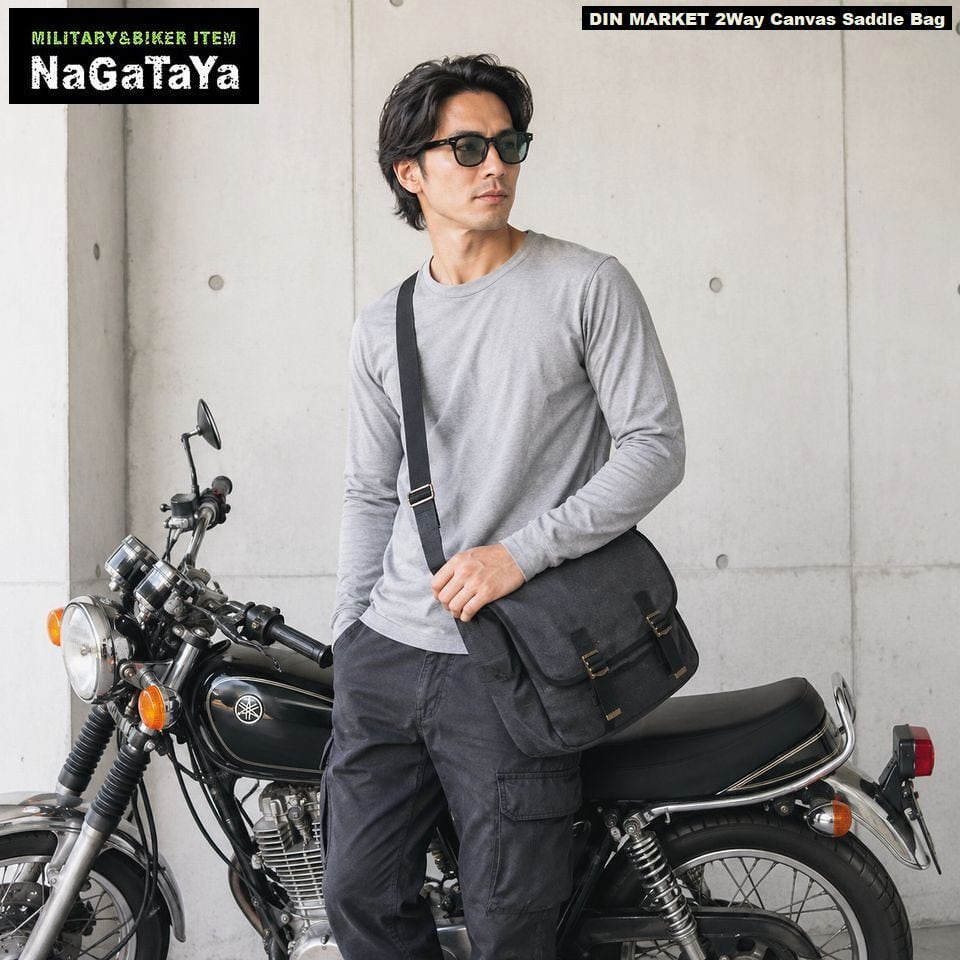 DIN MARKET ディーンマーケット 2WAY ビンテージキャンバス サドル