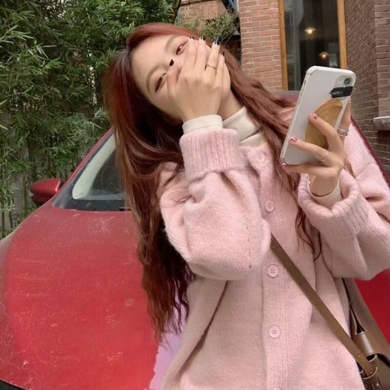 スタイルセーター レディースオータムルーズウィンターニットカーディガンジャケット 秋物 冬物 萌量不足11100183746