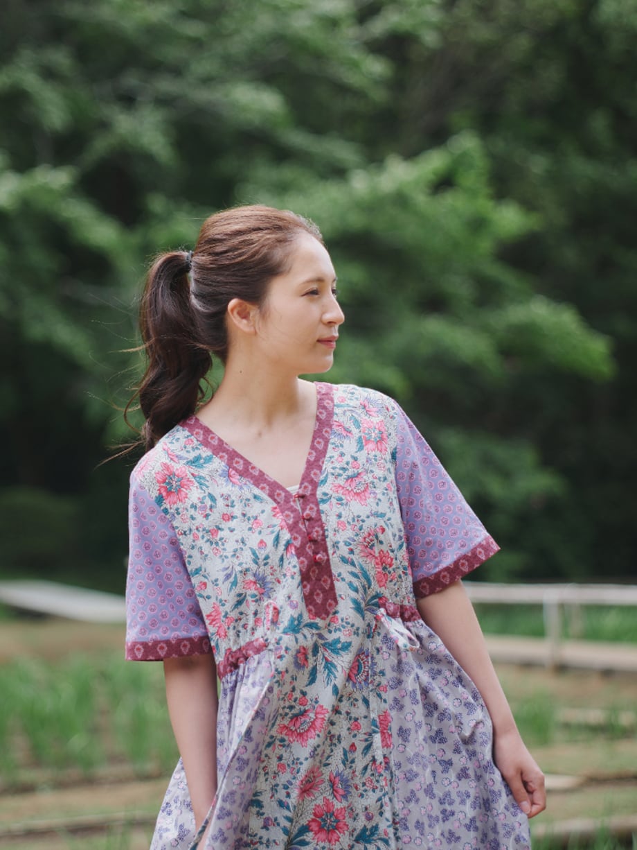 maiando×TWELVE×SOULEIADO Rani 型紙と生地付キット 型紙と生地付きキット> maiando×TWELVE×SOULEIADO 