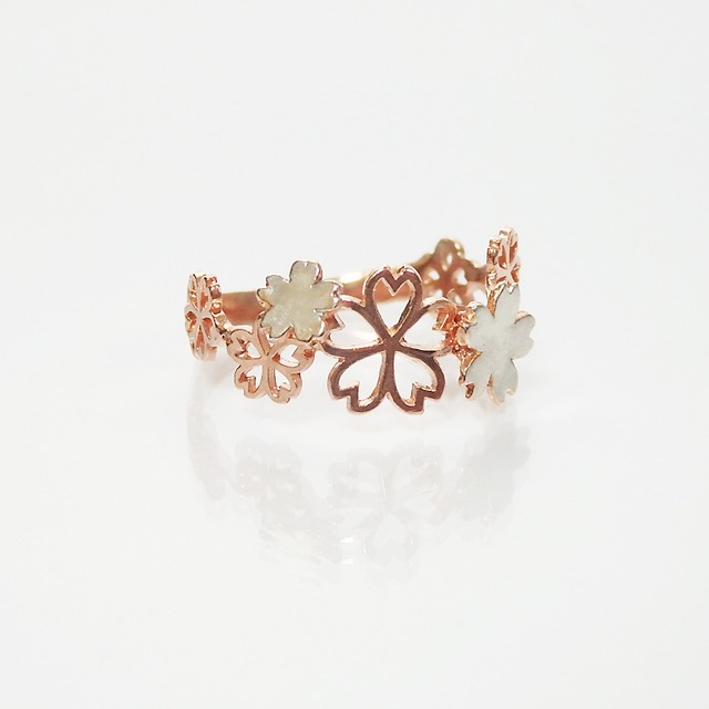 Sakura Blossom *〜桜のリング A〜* (silver×pink gold)