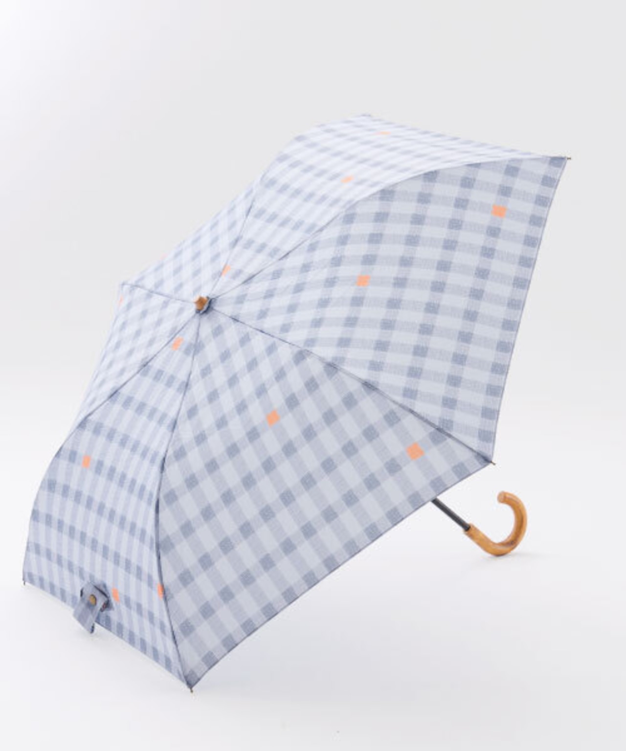 ［392 plusm］折畳傘 50cm｜Gingham