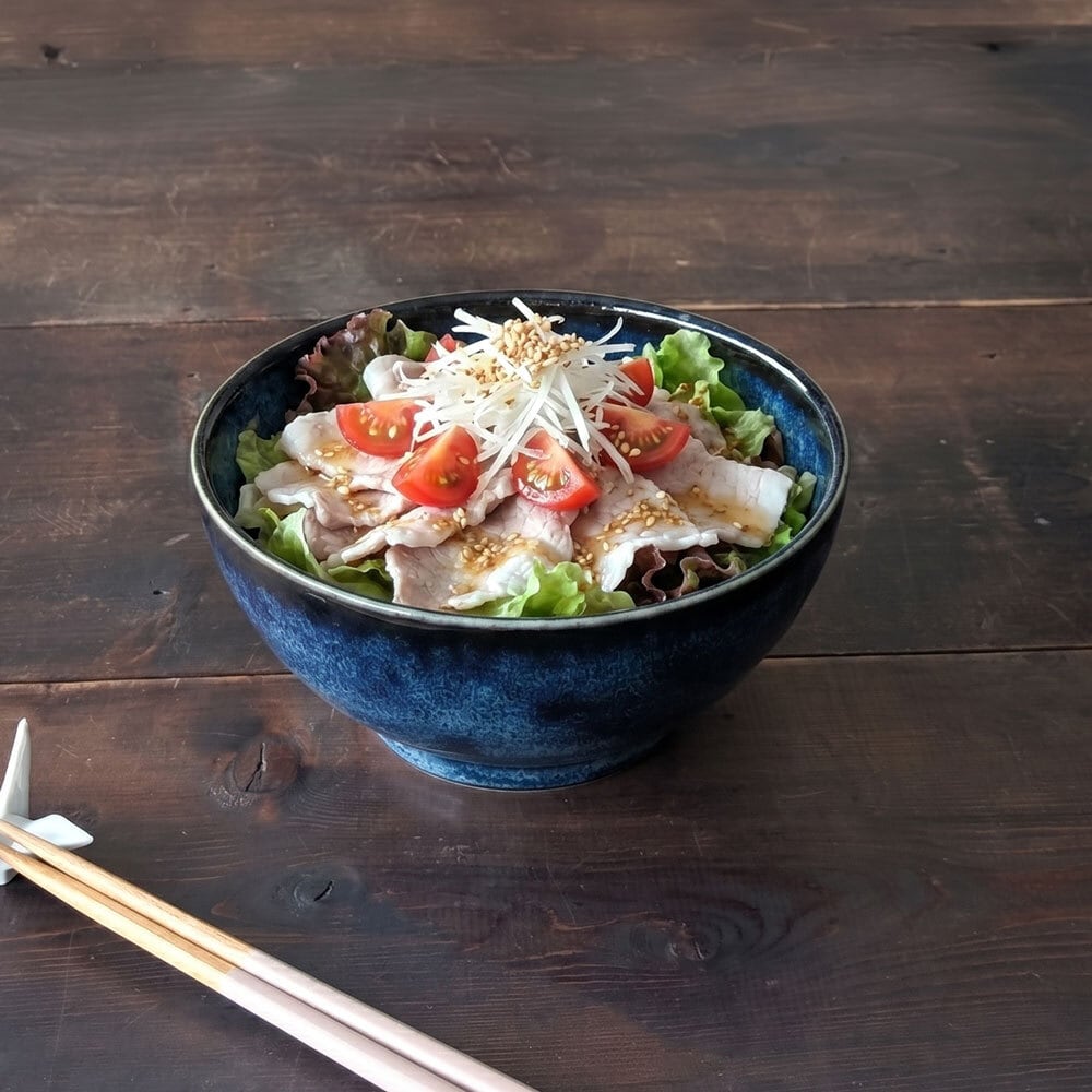 どんぶり 食器 おしゃれ 窯変紺 さぬき丼 ラーメン丼 鉢 うどん鉢 器