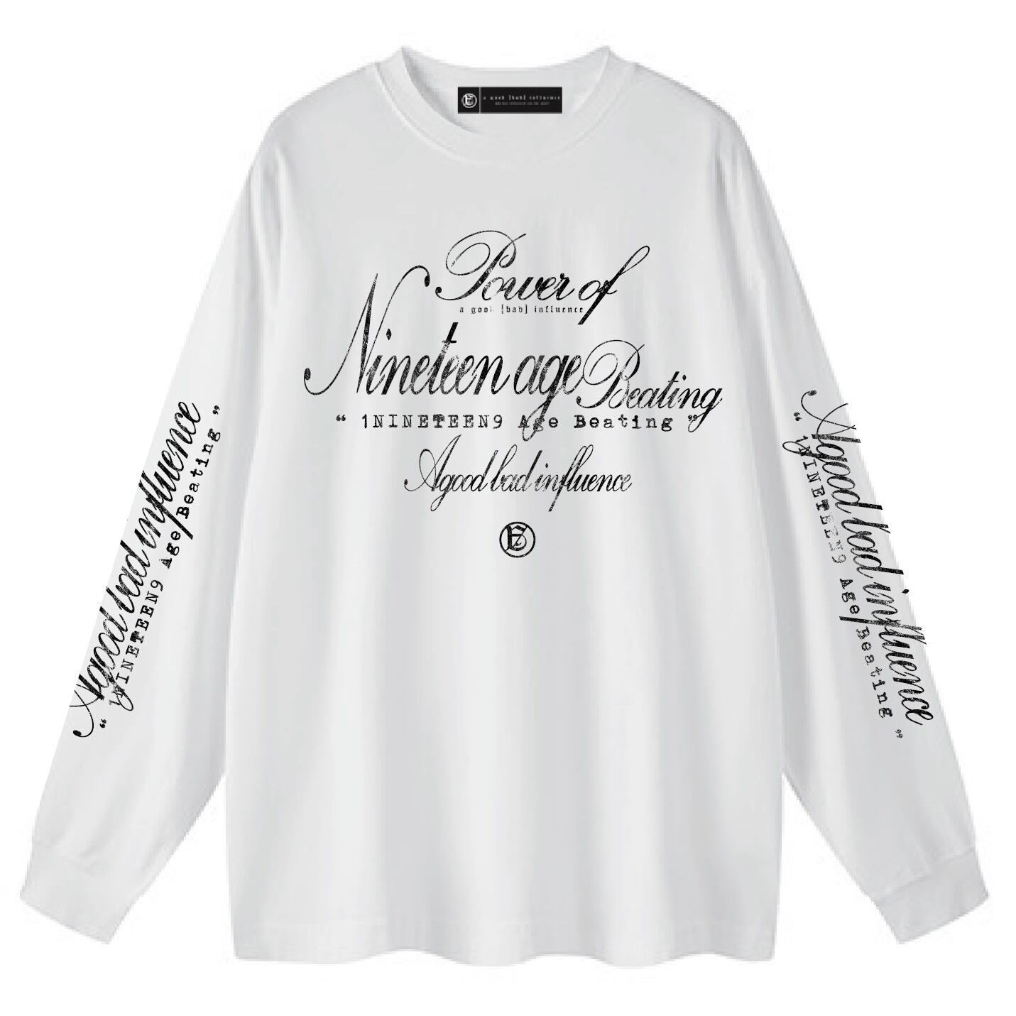 【A Good Bad Influence】NINETEEN AGE BEATING LONG SLEEVE T-SHIRT