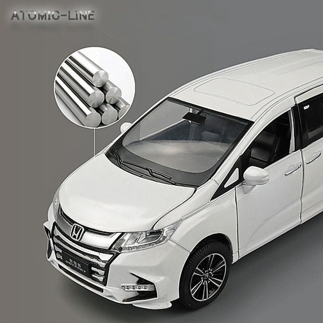 HONDA オデッセイ 1/32 ミニカー 全4色 ライト点灯 エンジンサウンド 合金モデル 模型 ジオラマ