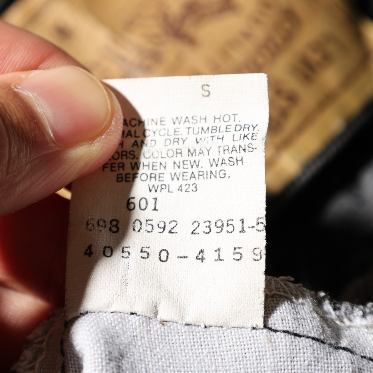 美品 33×32 黒タブ Levi’s 550-4159 USA 92年 サルファーブラックデニムパンツ リーバイス