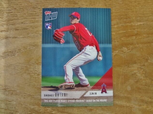 2018 TOPPS NOW 大谷翔平 02.24.18 RC | スポーツカードミント