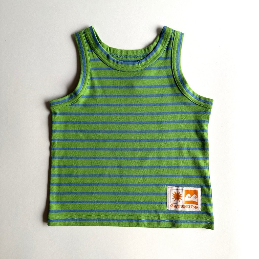 Catchup Stripe Tank Top【90-140cm】Green