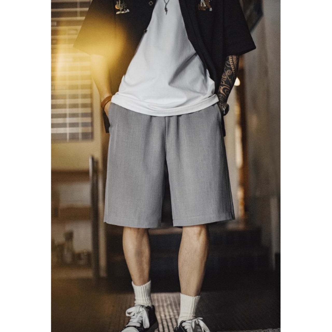 レトロクラシックショートパンツ 10111