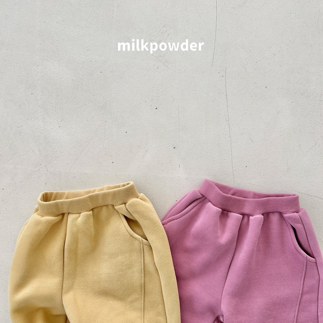 ミルクパウダー / milkpowder / すももパンツ / 韓国子供服 / キッズ / 26winter〖取寄〗*XS~JS*