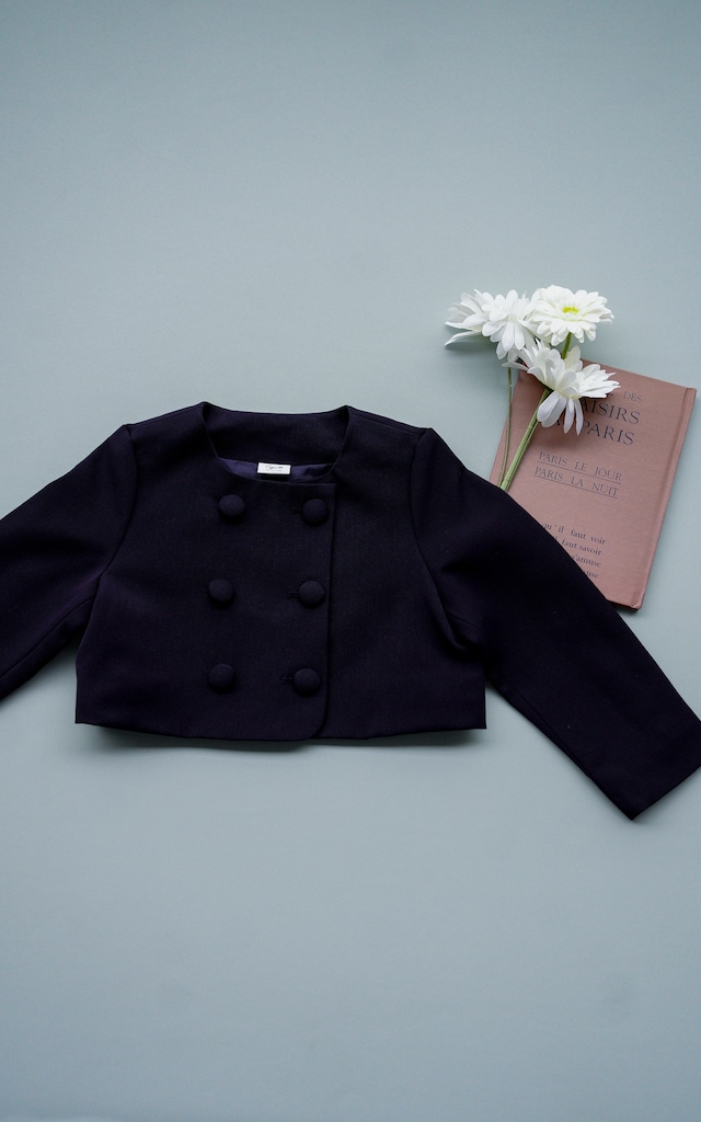 ダブル釦ジャケット<Navy>