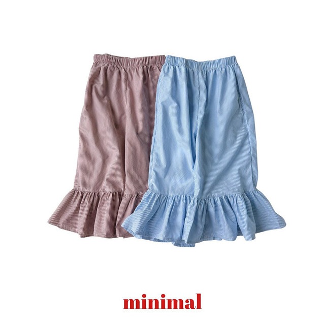 lala frill pants【minimal】 ※2月下旬〜3月上旬発送予定