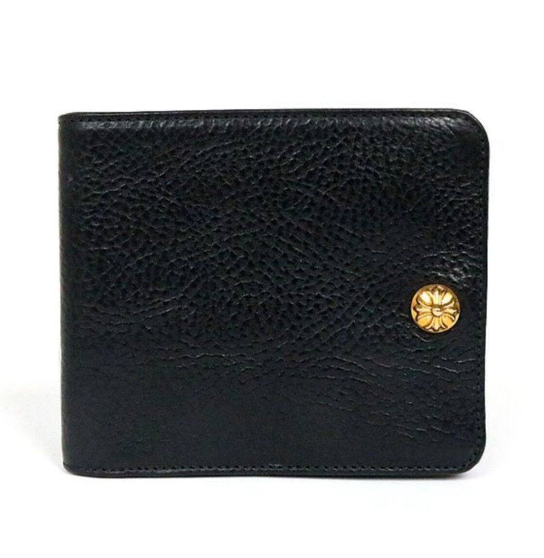 CHROME HEARTS クロムハーツ 22K 1スナップ ウォレット 黒 | PAY ID