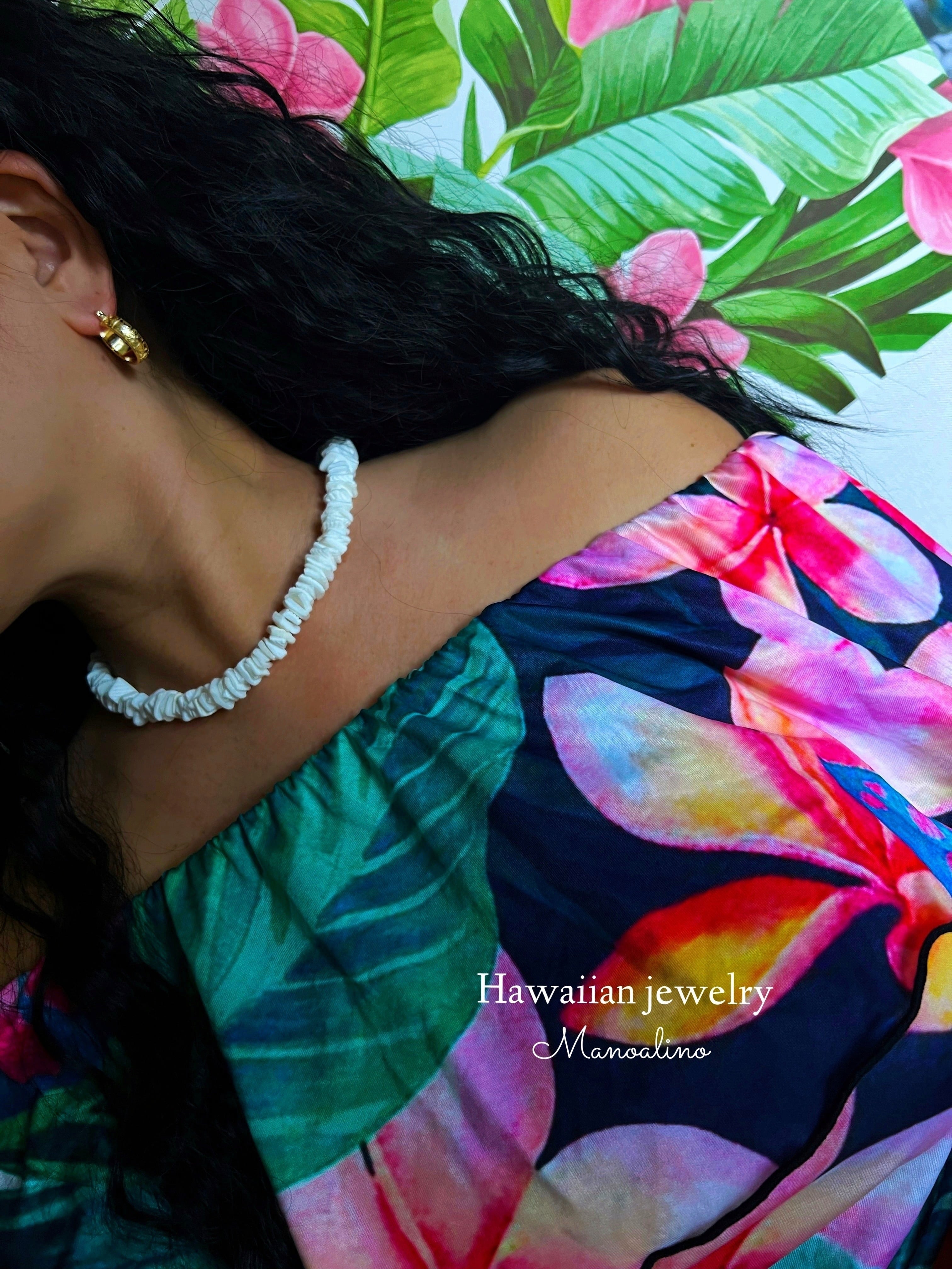 20mm Hawaiian quilt hoop earring Hawaiianjewelry(ハワイアン