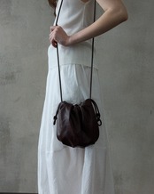 Drawstring pouch shoulder bag L0152
