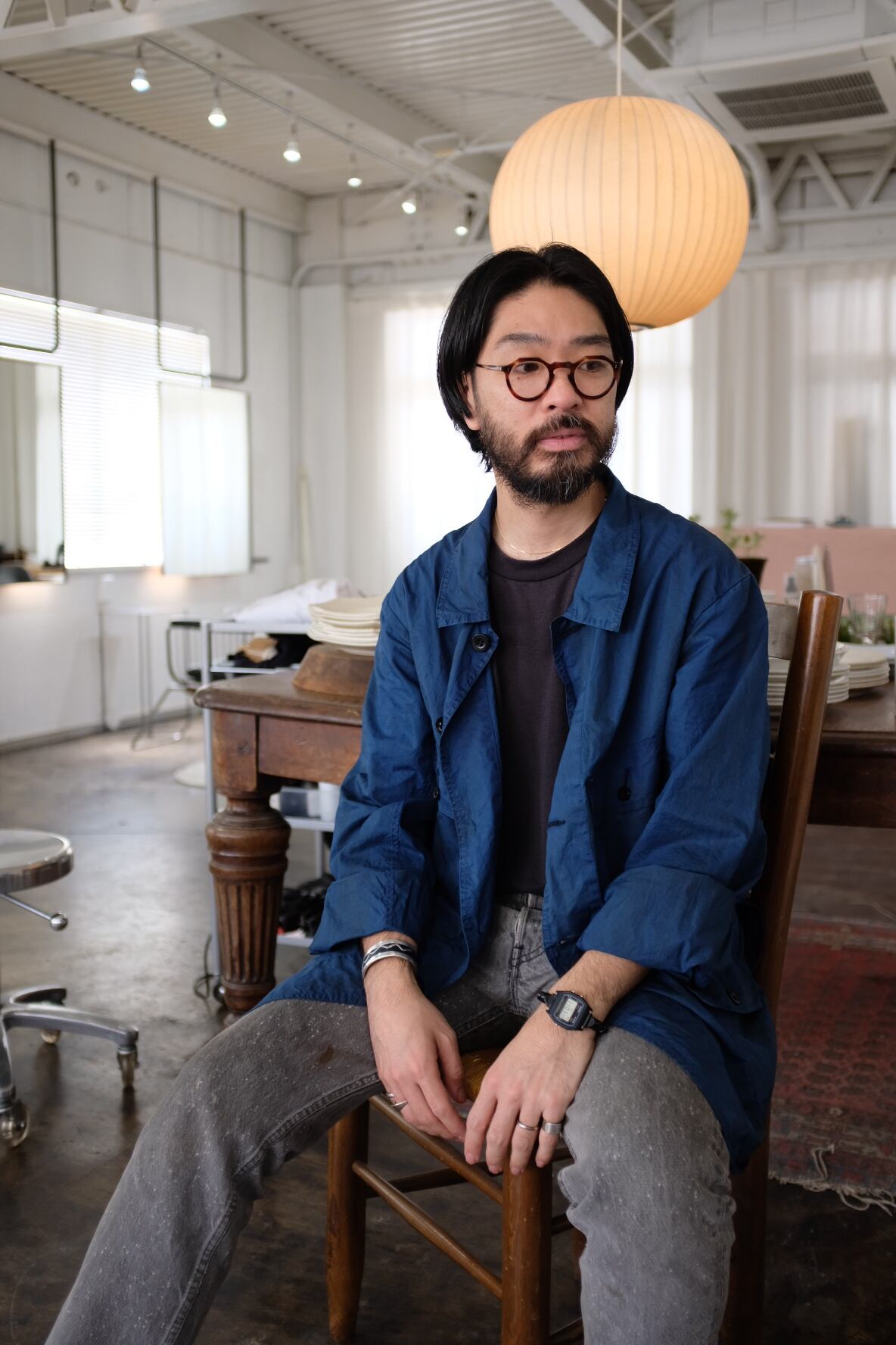 OUTIL]VESTE VOLX /BLACK INDIGO | YES-姫路の美容院と服のお店YES