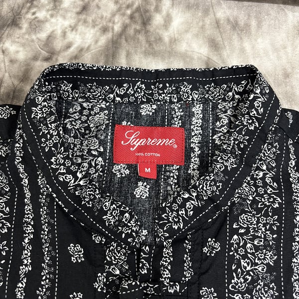 Supreme/シュプリーム【16SS】Toggle Band Coller Shirt /ペイズリー
