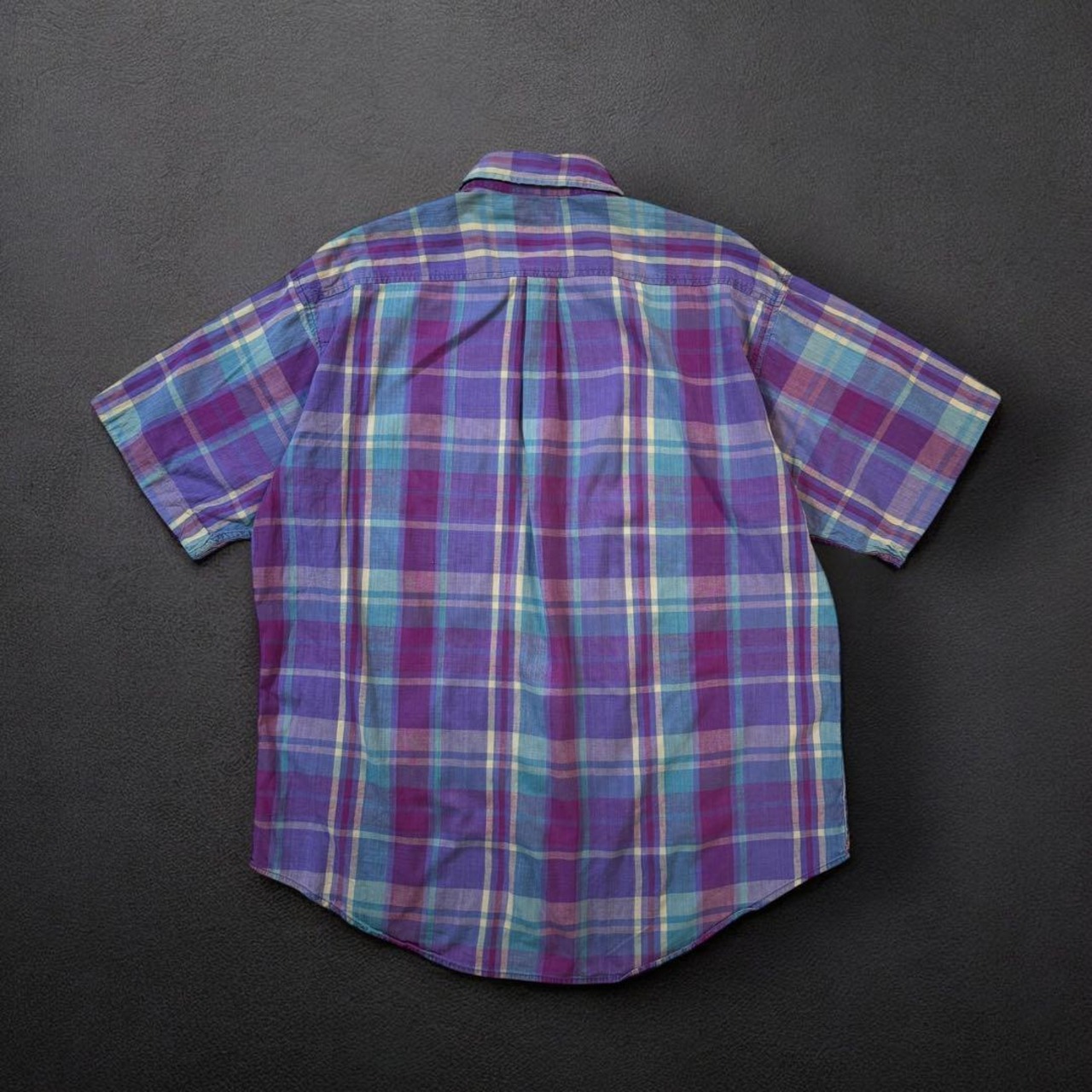OLD GAP 90s palid shirt S/S チェックシャツ 古着 - 7