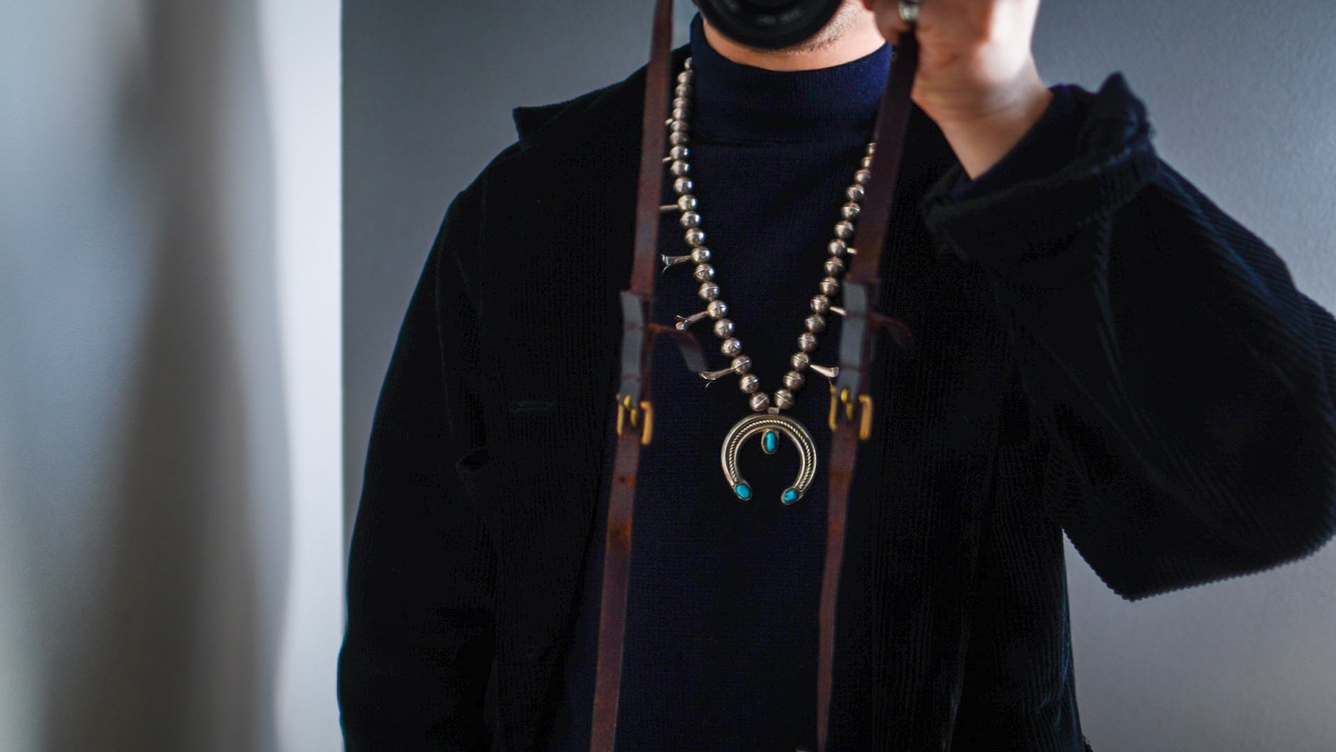 1920s】ナバホ スカッシュ ブロッサム ナジャ ネックレス 《ネイティブ