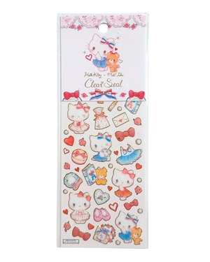 サンリオキャラクターズ×たけいみき　クリアシール　パリとリボン　