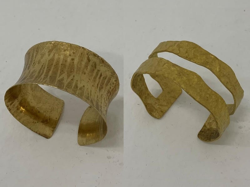 320. WYTE / ワイト Hammered mark Bangle バングル (R1-90390)