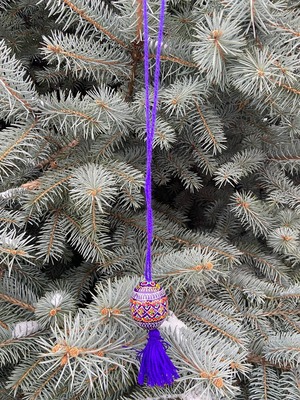 装飾用プィサンカ　小（イースターエッグ）　コロミヤ博物館モデル　