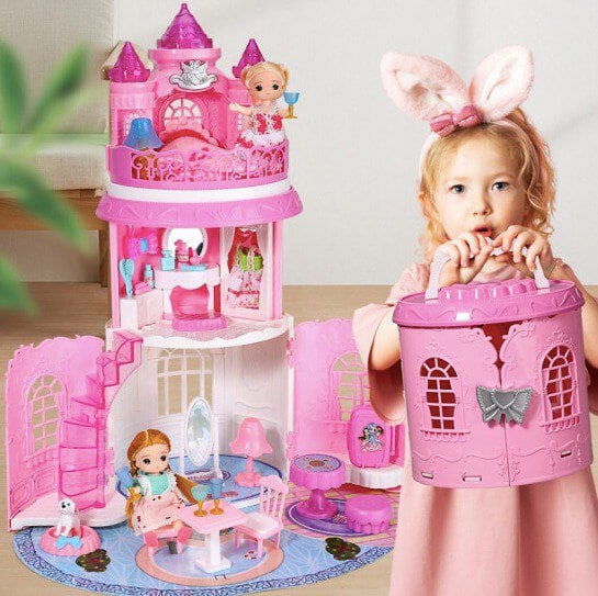 子供 おもちゃ 女の子 ドールハウス プリンセス お城 人形の家