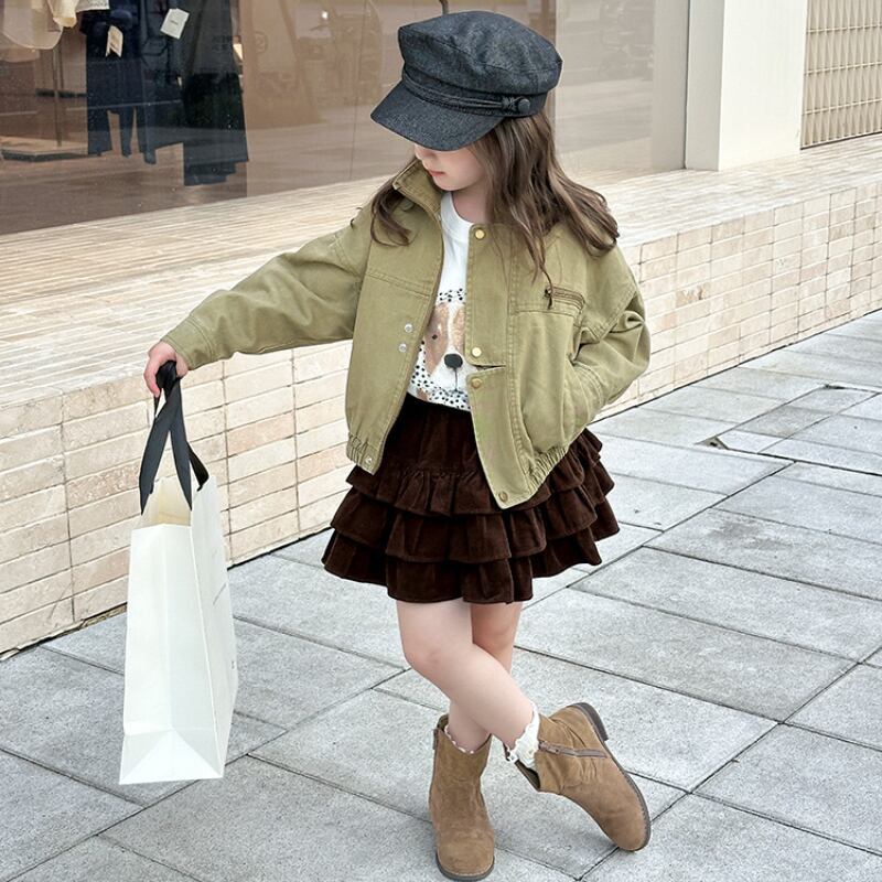 PUTUMAYO コーデュロイ　ジャケット&スカート PUTUMAYO コーデュロイ ジャケット&スカート コーデュロイ