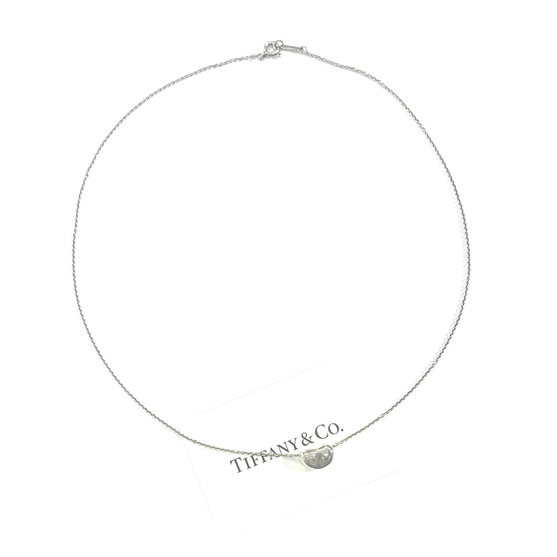 TIFFANY&CO.】2518 幸福ミニビーン ネックレス／Elsa Peretti／自然美