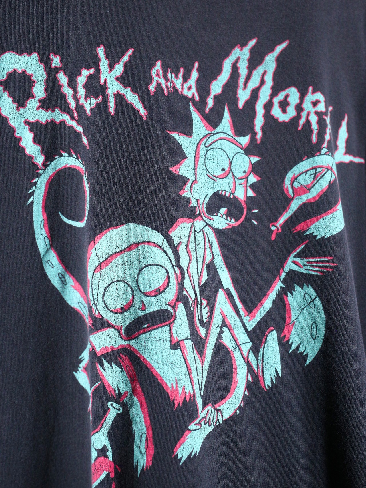 "Rick and Morty" cold color good graphic s/s tee - 8