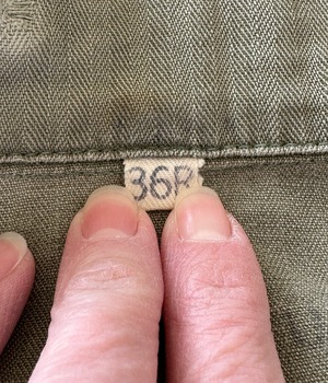 -U.S. ARMY- Vintage 40s 36R M-43 HBT Jacket