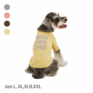 サイズL〜XXL  COOL MARKER T-SHIRT / クールマーカーTシャツ　MANDARINE BROTHERS 犬服　ドッグウェア