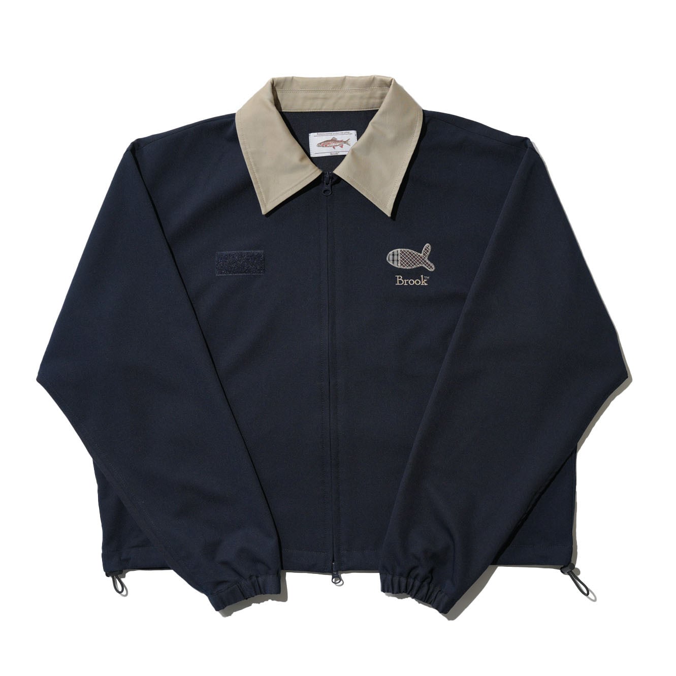 Navy) Brook Zip Blouson