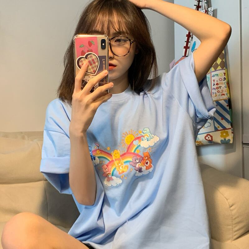 Tシャツ シャツ サマードレス スタイルルーズトップス 夏物 試着室76773928427