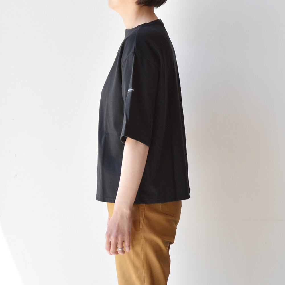 セントジェームス SAINT JAMES 薄手ルーズドロップT(21JC 8733 LEGR)NOIR