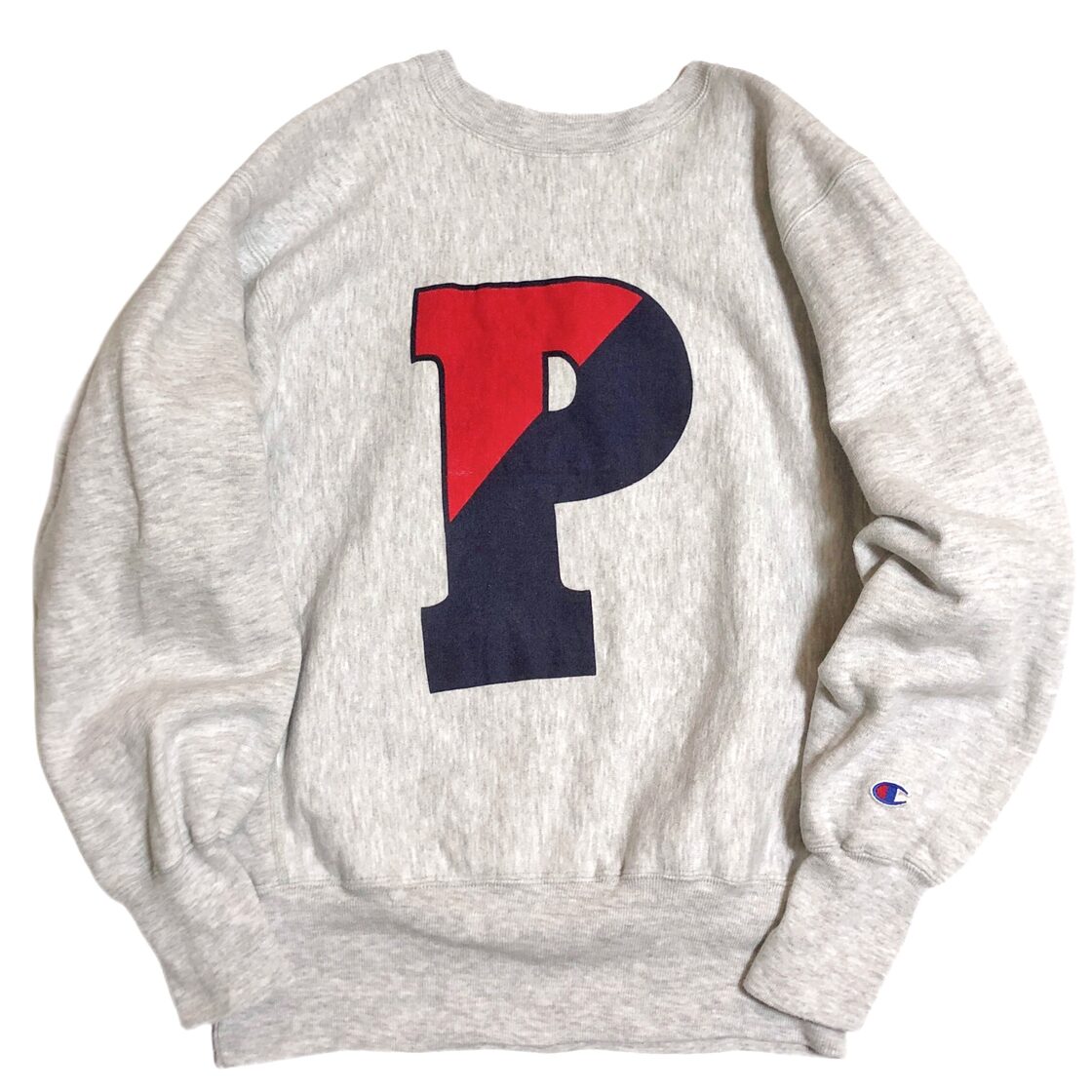 デカロゴ『P』 90s チャンピオン Champion リバースウィーブ 