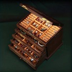 ジュエリーボックス 大容量 木製 レトロ エレガント シンプル 優雅 ブレスレット イヤリング ネックレス リング 耳飾り 指輪 高級 プレゼント