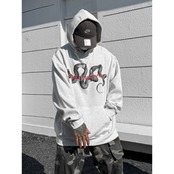 VINTAGE ストリート ヘビプリント パーカー T1843