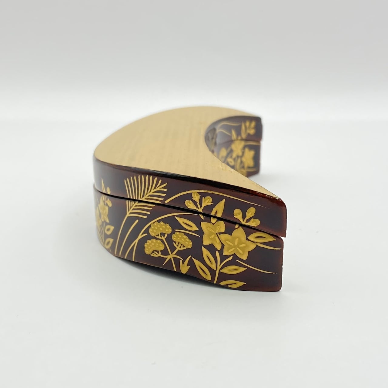 新古】竹香合 三日月形 鵬雲斎好写 北村葵春 共箱入 | 錦玉堂