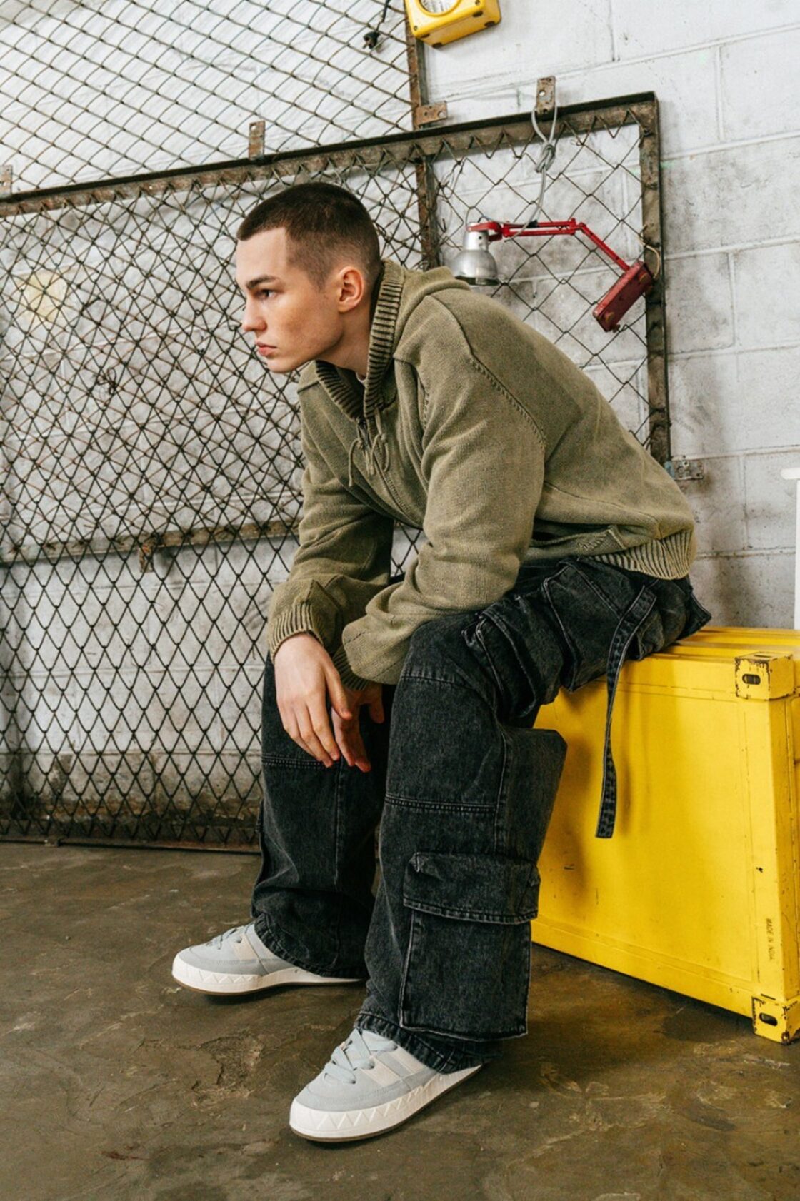☆ENHYPEN ニキ 着用！！【GUBIN】MAX POCKET WASHING WIDE DENIM | Pay ID