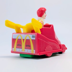 ☆ VINTAGE 1995 ☆【 McDonald's ( マクドナルド ) 】1995年マクドナルドミールトイ『 マックターボ(McTurbo)ドナルド号 』ロナルド・マクドナルド / ドナルド・マクドナルド / ハッピーミール 〚アメリカン雑貨 アメトイ〛